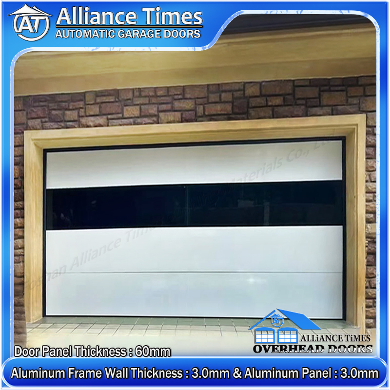 Flush Aluminum Panel Sectional Garage Doors