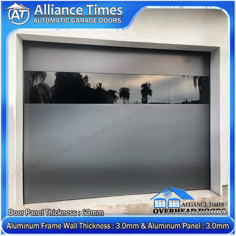 Flush Aluminum Panel Sectional Garage Doors