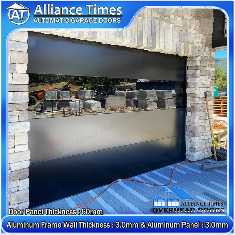 Flush Aluminum Panel Sectional Garage Doors