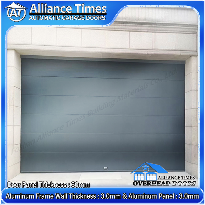 Flush Aluminum Panel Sectional Garage Doors