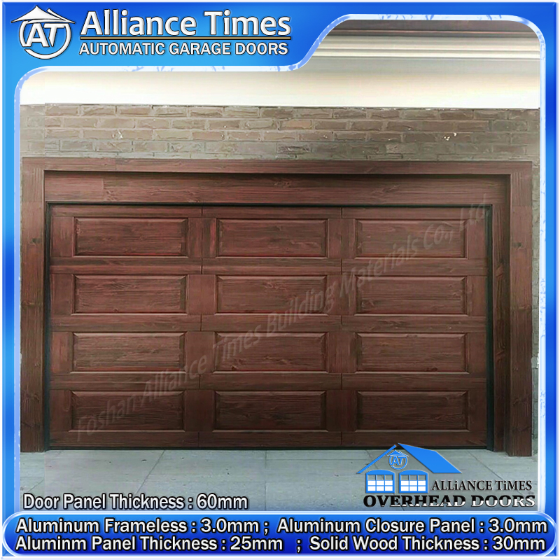 Wood Clad Aluminum Garage Doors