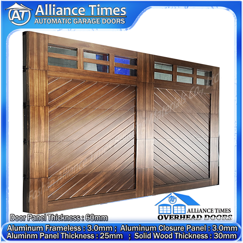 Wood Clad Aluminum Garage Doors